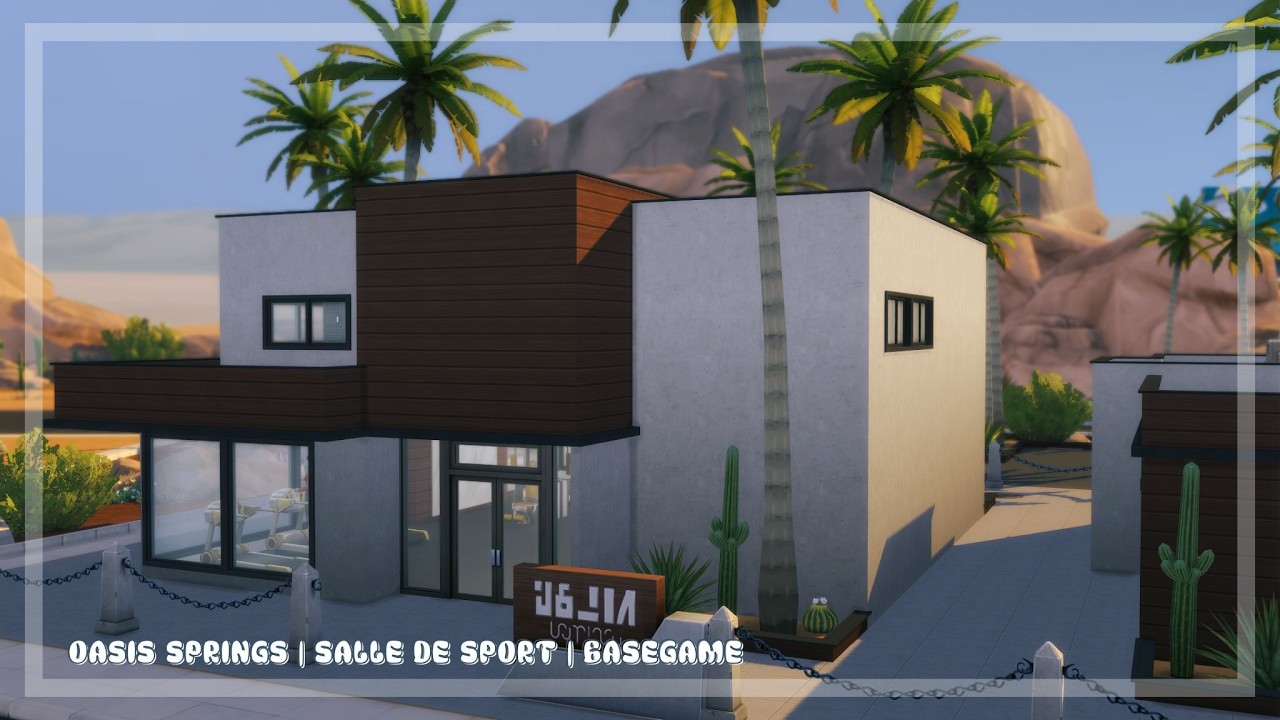 SIMS 4 | Oasis Springs | Salle de sport basegame