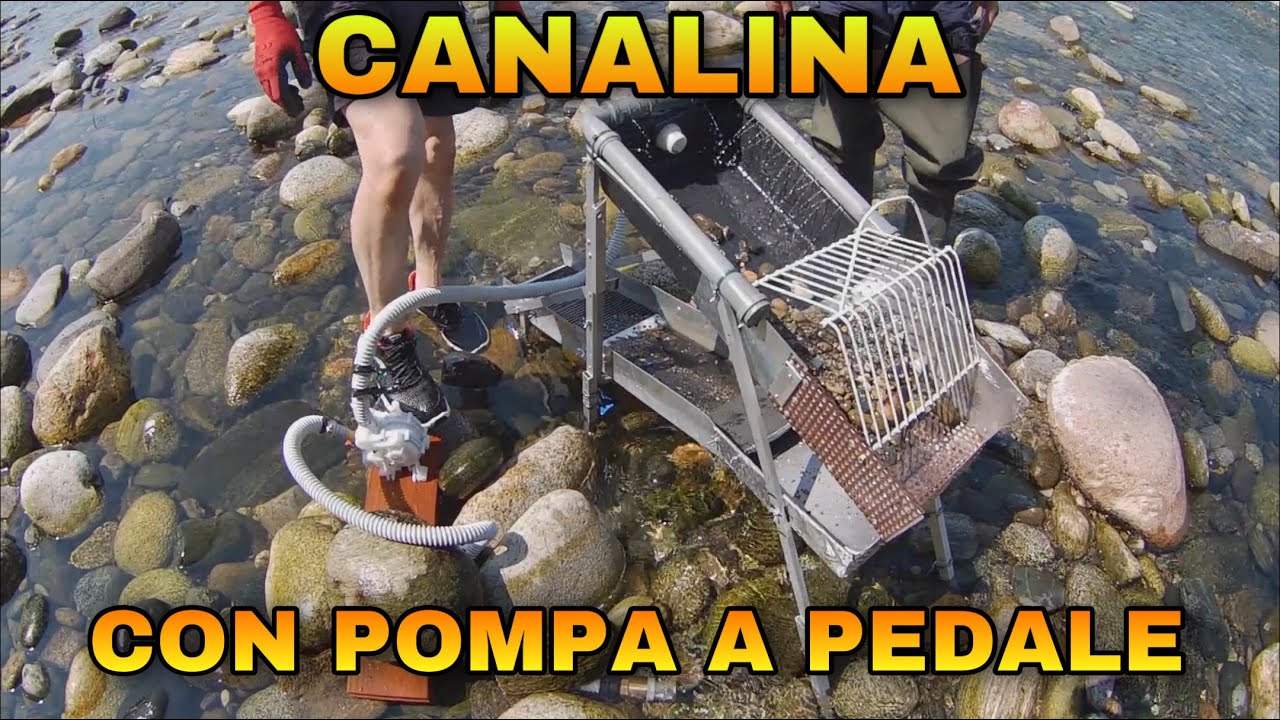 Test CANALINA con POMPA a PEDALE per CERCARE ORO!