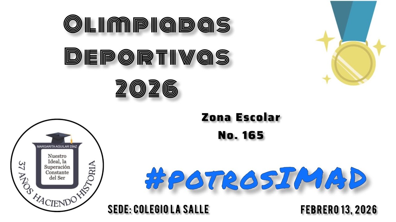 Olimpiadas Deportivas 2026 - Feb. 13, 2026 #potrosIMAD