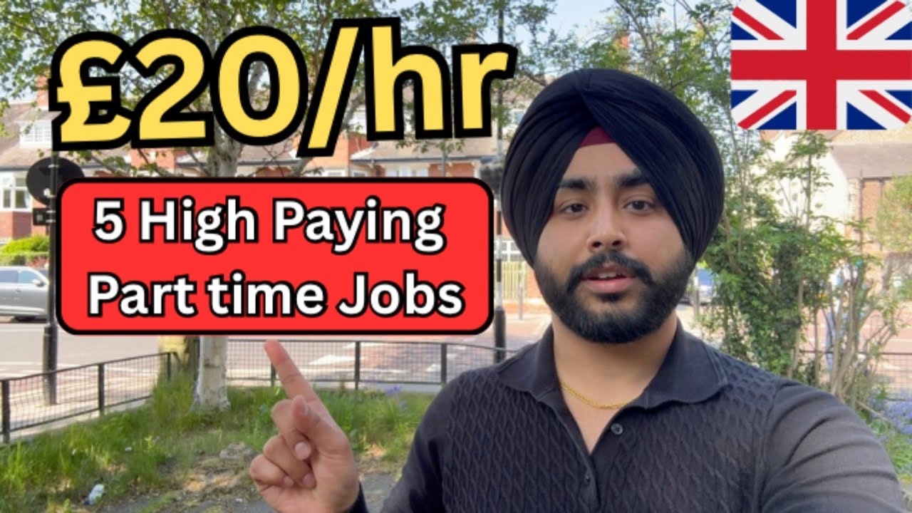 £20/hr High Paid Part-Time Jobs in UK in 2025 (Top 5 list)