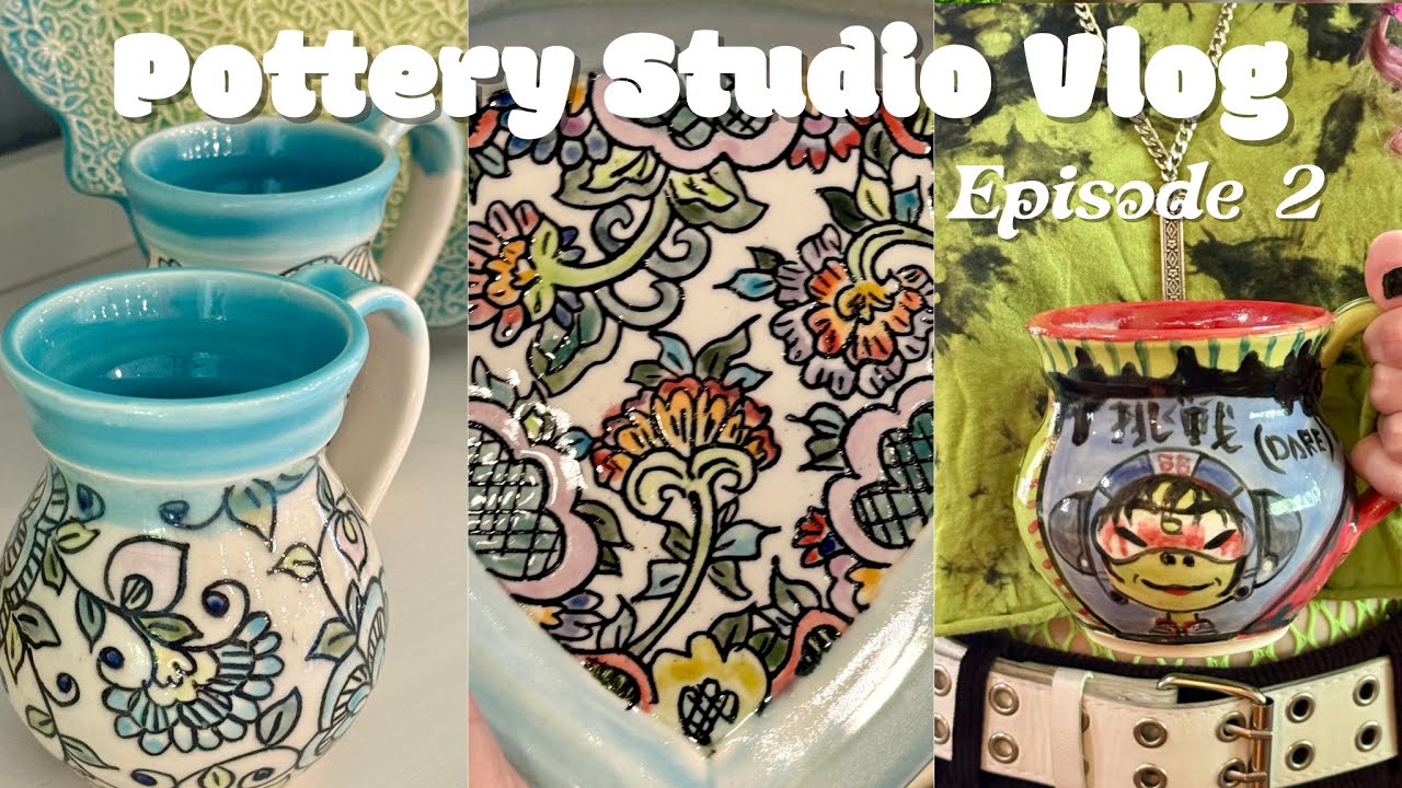 Pottery Studio Vlog episode 2. Surviving birthday week, open studio weekend and 7 kiln firings!