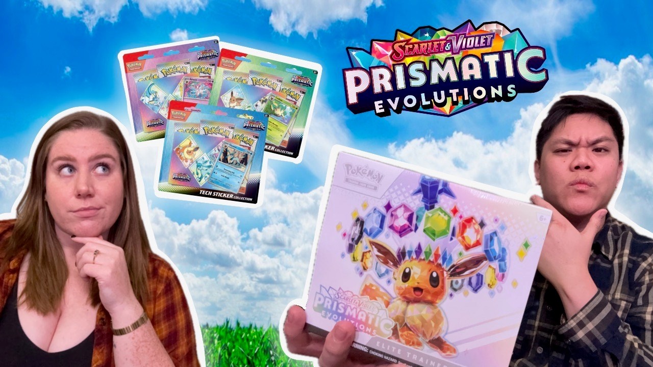 Pok&eacute;mon Prismatic Evolutions ETB VS Sticker Packs! Testing Pull Rates!
