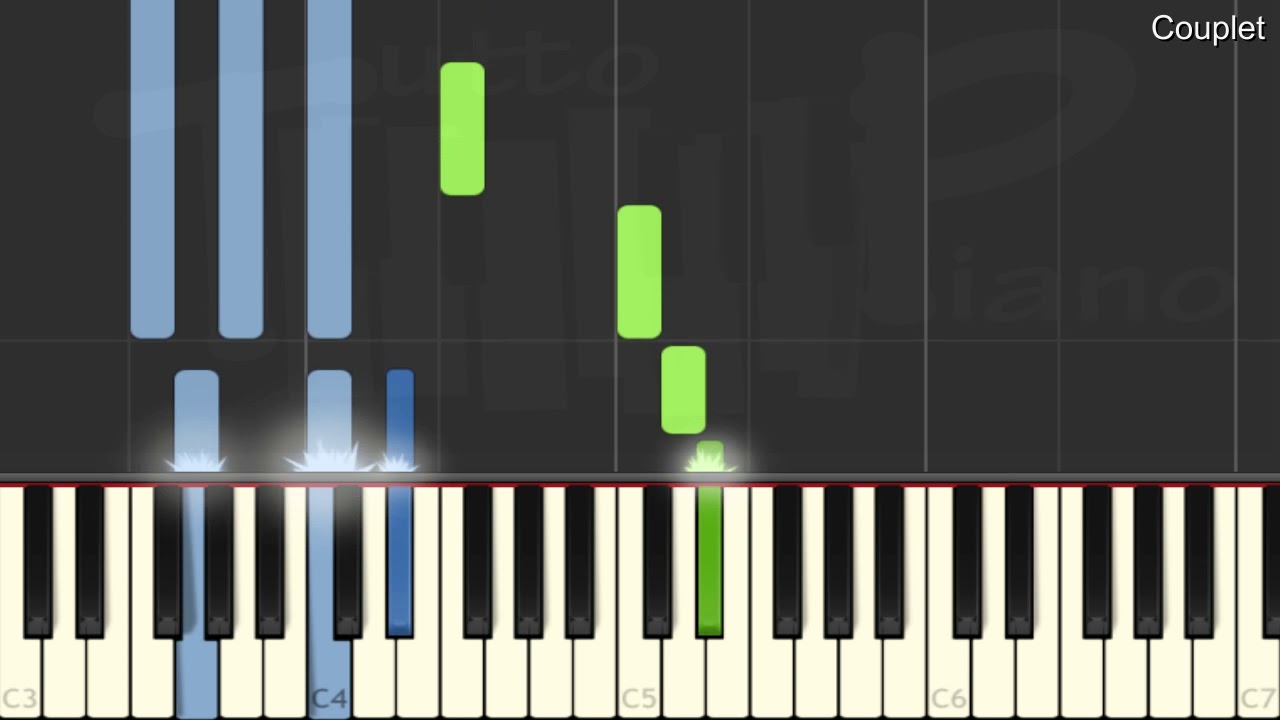 Chimene Badi - Entre nous (piano facile)