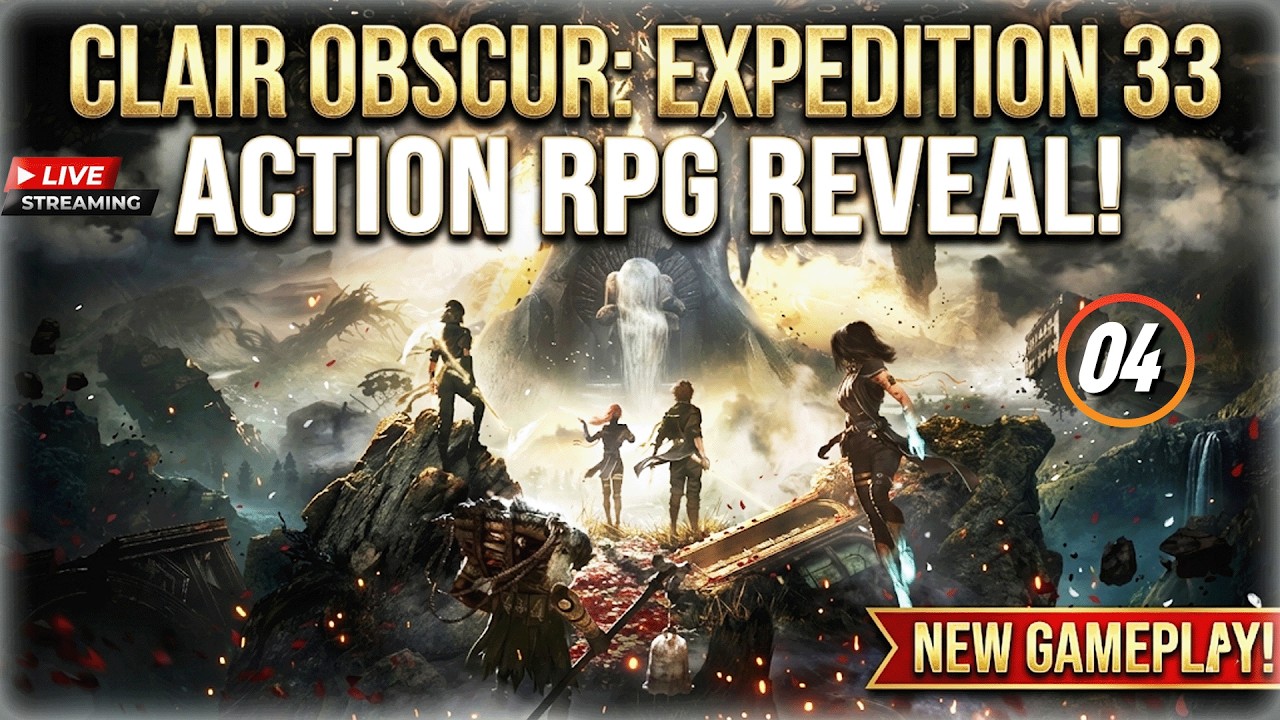 🔴 Clair Obscur: Expedition 33 LIVE | Full Gameplay Walkthrough | Unreal Engine 5 RPG | Part 4
