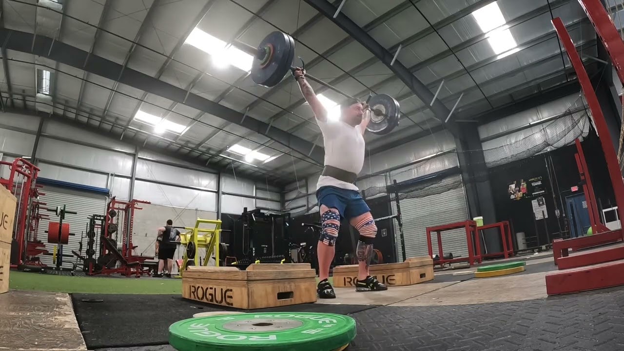 Snatch session (block work)