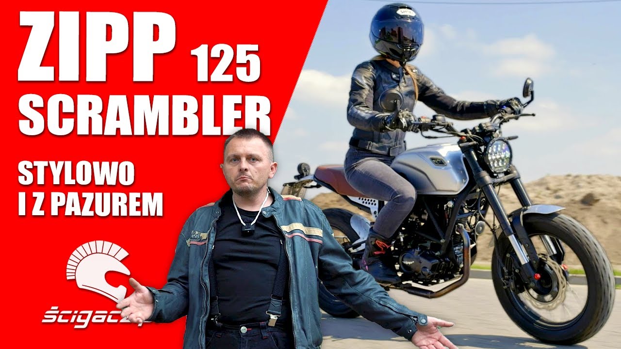 Zipp Scrambler 125. Stylowo i z pazurem. Test w mieście i w terenie