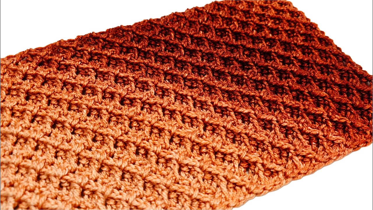 Crochet C2C Waffle Stitch Rectangle - Easy Tutorial Great for Blankets, Scarves & Beginners