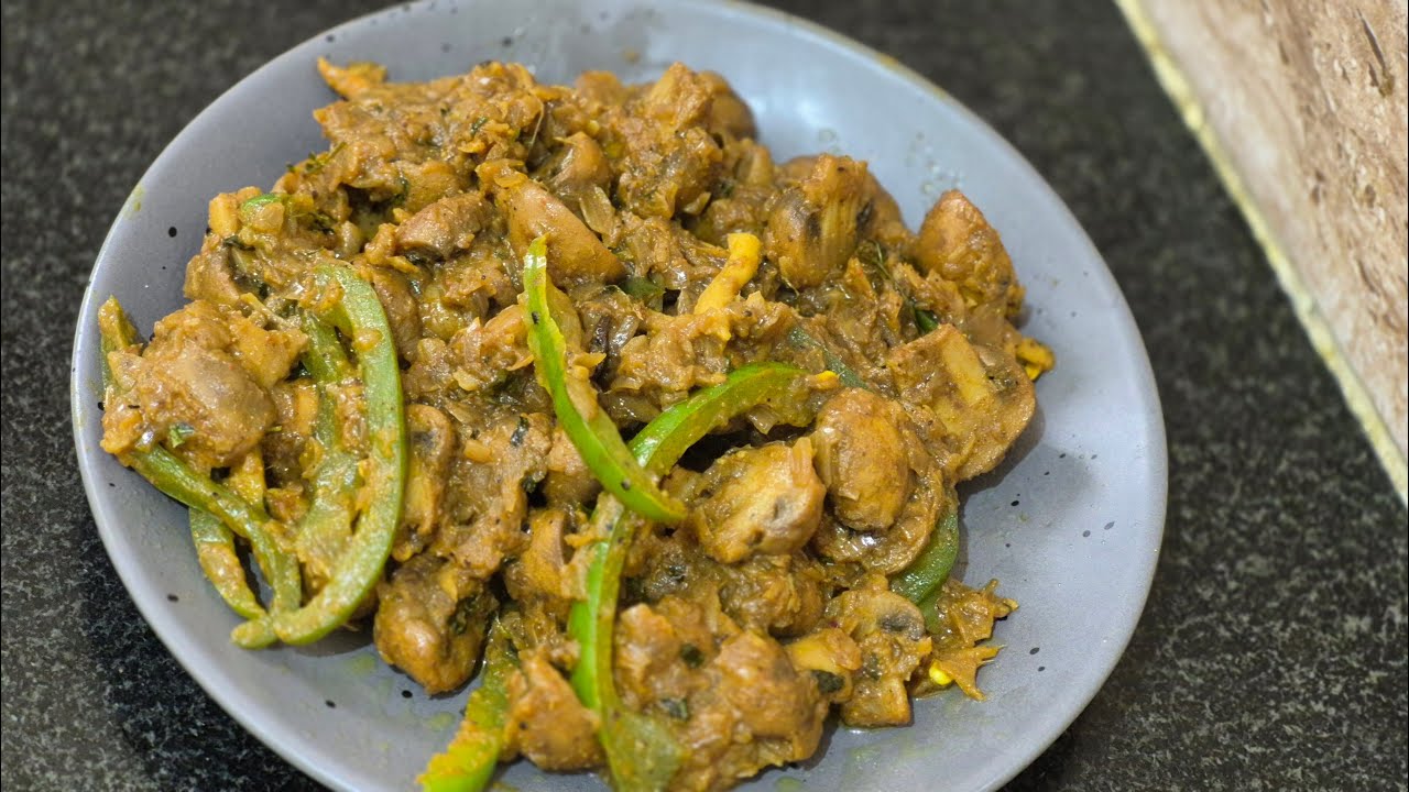 Mushroom Ghee Masala | Easy Restaurant-Style Recipe | Quick Lunch & Dinner
