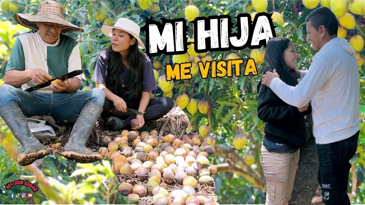 Me visit&oacute; mi hija y nos fuimos a comer mangos
