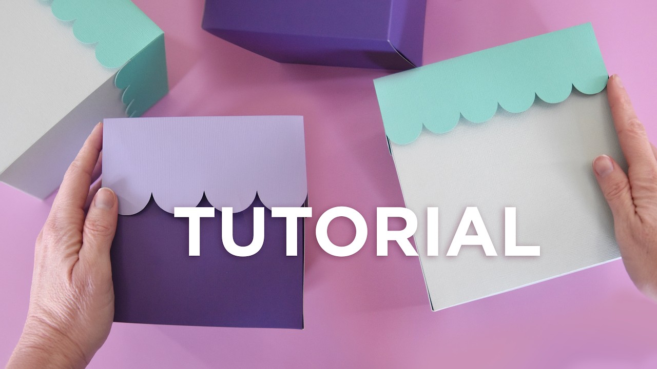 Make These Gift Boxes with Your Cricut Machine