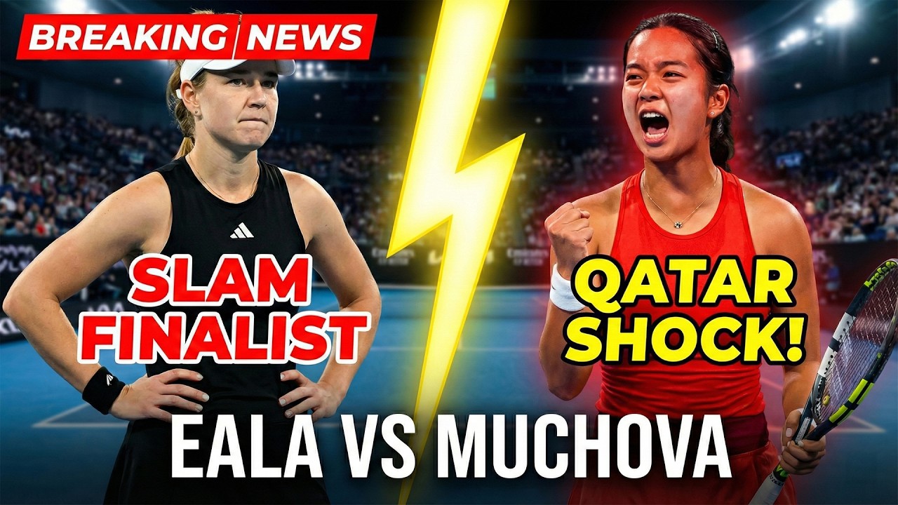 ALL OF QATAR STUNNED! 🎾 Alexandra Eala's Epic Showdown Against Czech Superstar Karolina Muchova