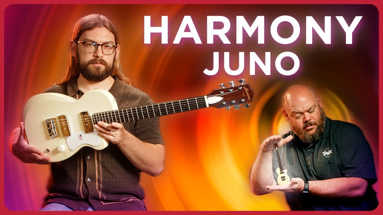 Маленькая гитара, которая смогла! Влюбляюсь в электрогитару Harmony Juno