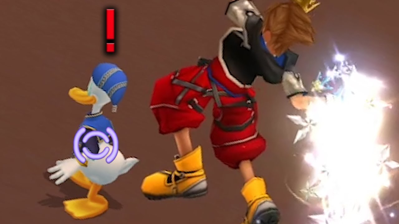 Kingdom Hearts 2 but Friendly Fire is turned on