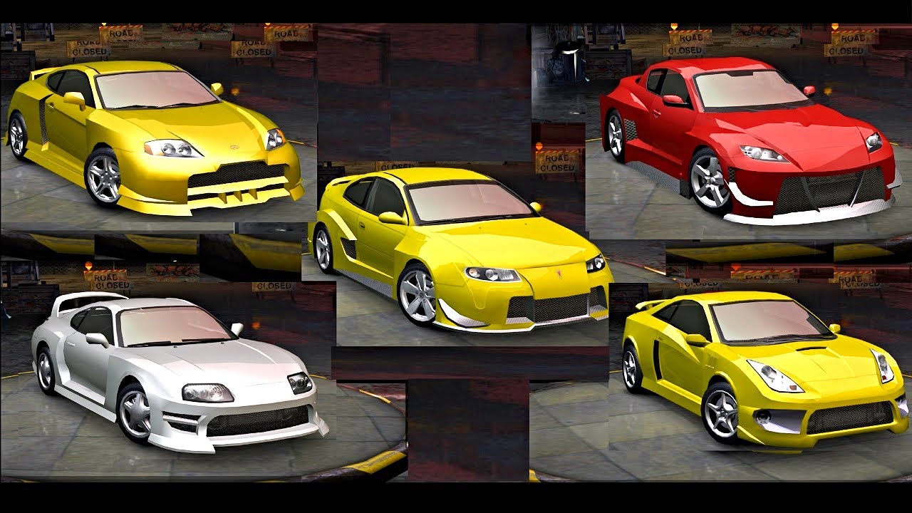 NFS Underground 2 - All Cars Widebody Kits