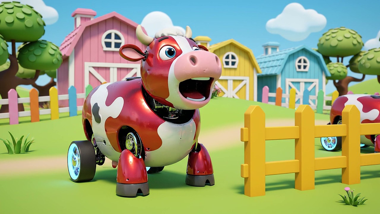 Old MacDonald’s Robot Animal Parade | Sci-Fi Nursery Rhymes & Tech Songs for Kids