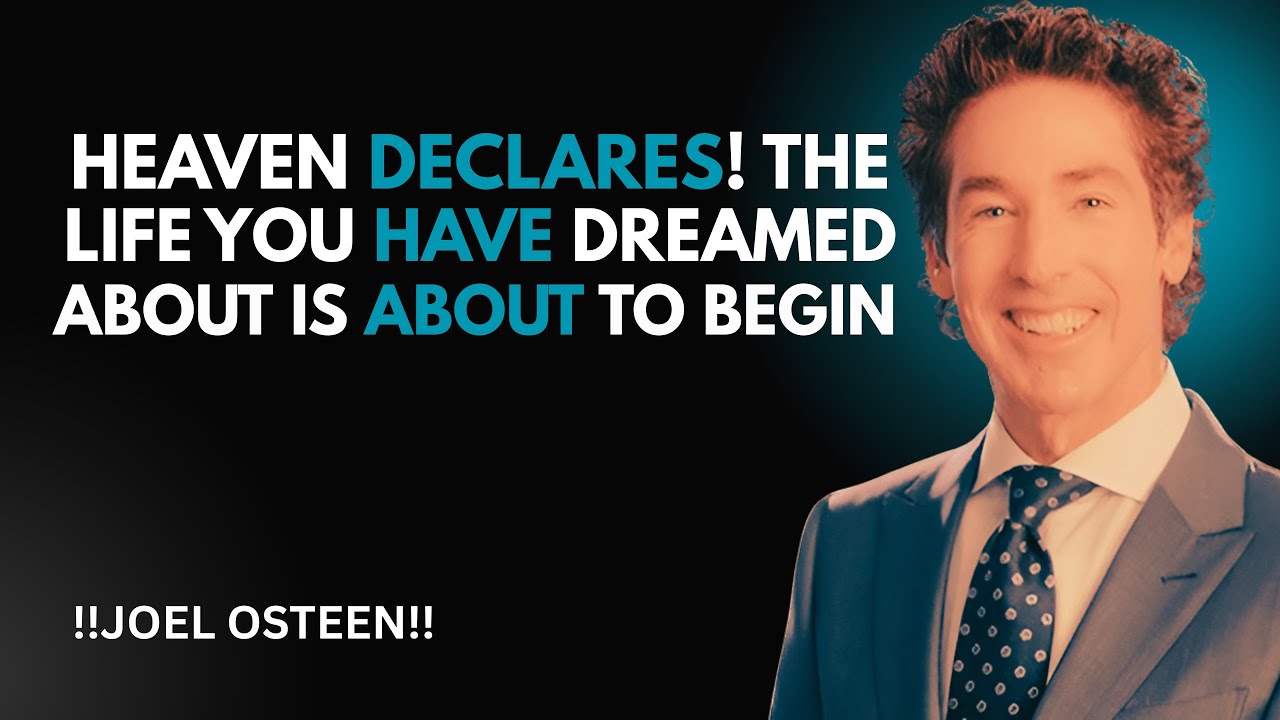 You Are Positioned for Greatness !! Your Dreams Are Divinely Inspired !! Joel Osteen#motivation