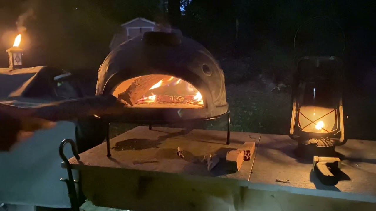 Wood Fired Pizza in the Fish Oven