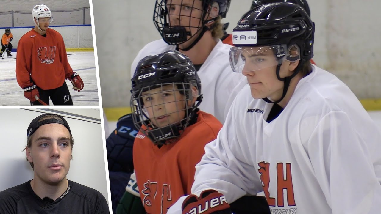 Leo Carlsson laddar för NHL-draften – med sin lillebror och Jesper Bratt: 