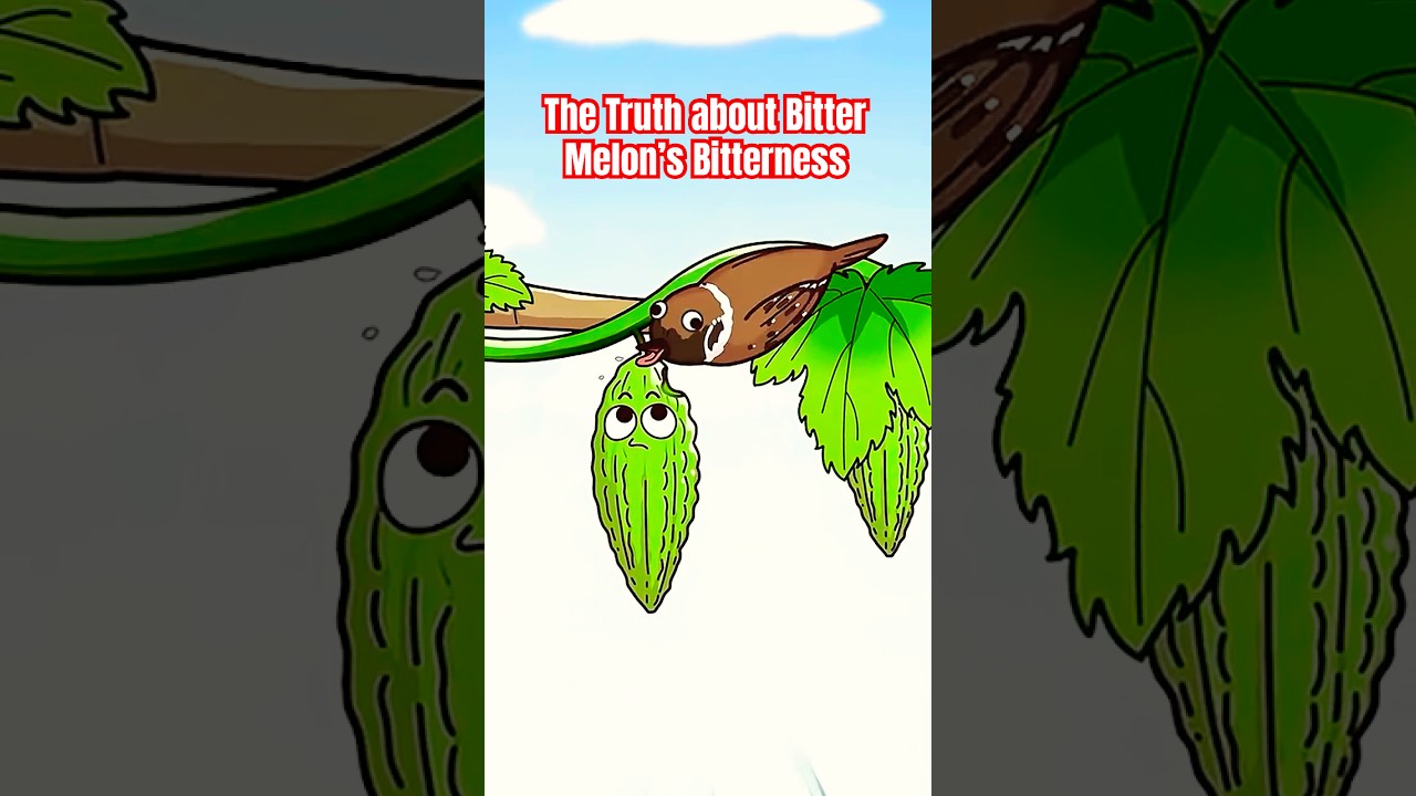 This Bitter Gourd is Smarter Than You Think! 🤔😂 #animation #bittergourd #shorts