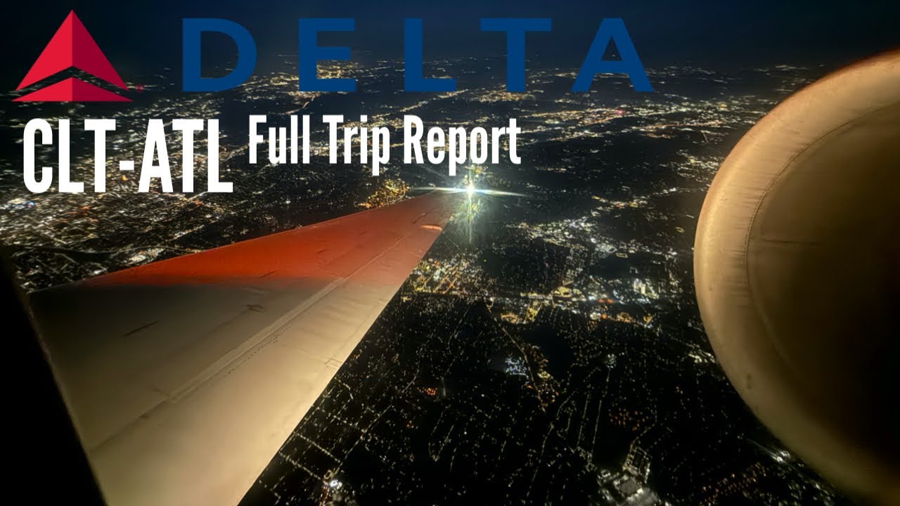 Early Morning flight on Delta’s Boeing 717!! | Full trip report! | CLT-ATL 