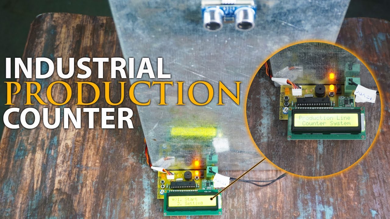 Industrial Production Line Counter System | Electronics Projects Ideas