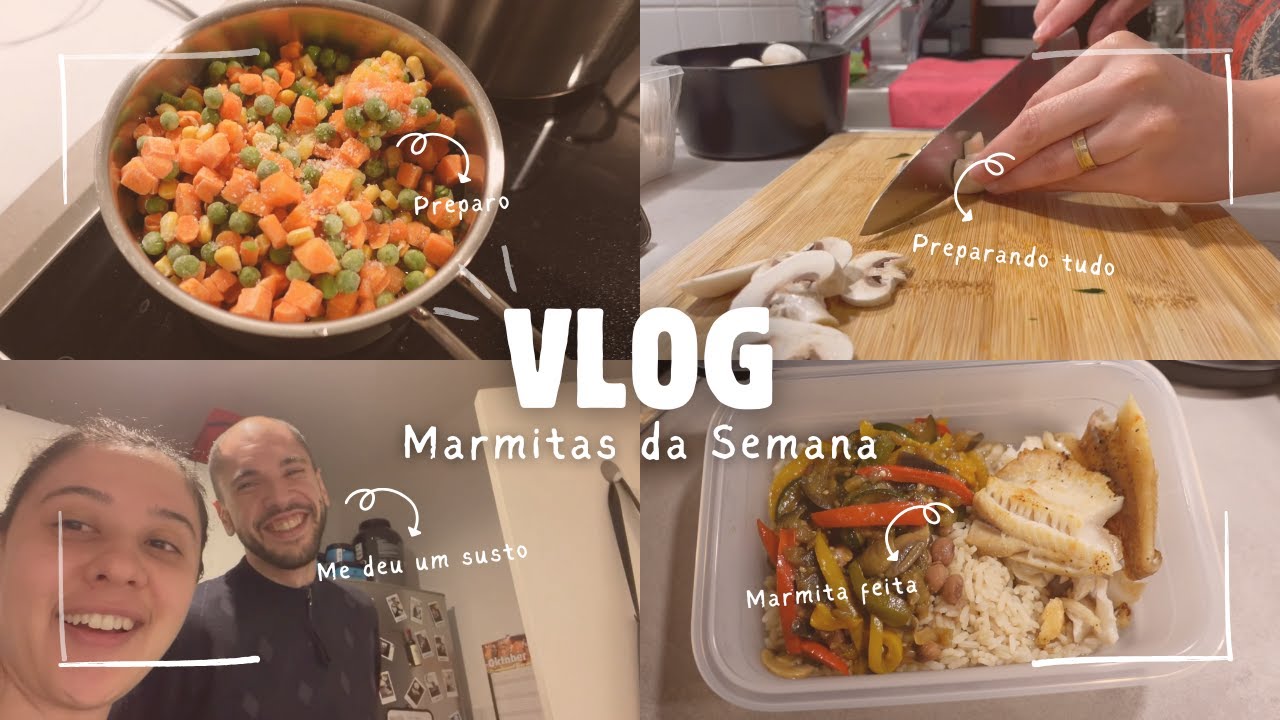 #VLOG PREPAREI MARMITAS PARA A NOSSA SEMANA - Ep. 36