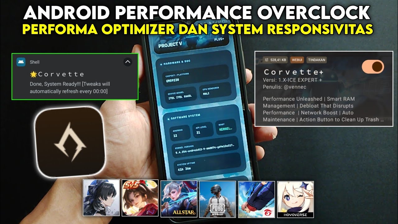 Optimalkan Peforma dan Responsivitas Android Tanpa root🔥 Plugin AX Manager no root Terbaru