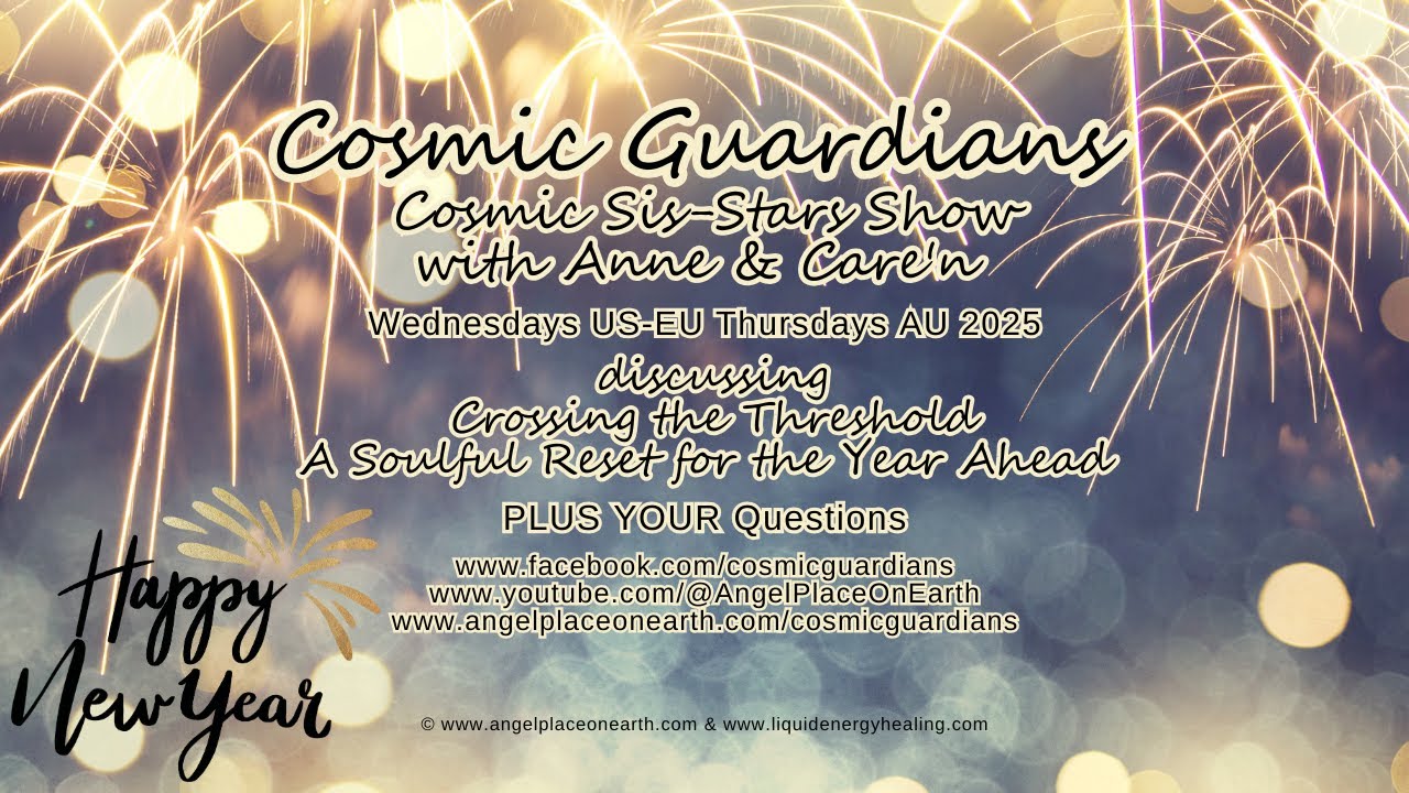 Cosmic Sis-Stars Show  discussing Crossing the Threshold A Soulful Reset for the Year Ahead