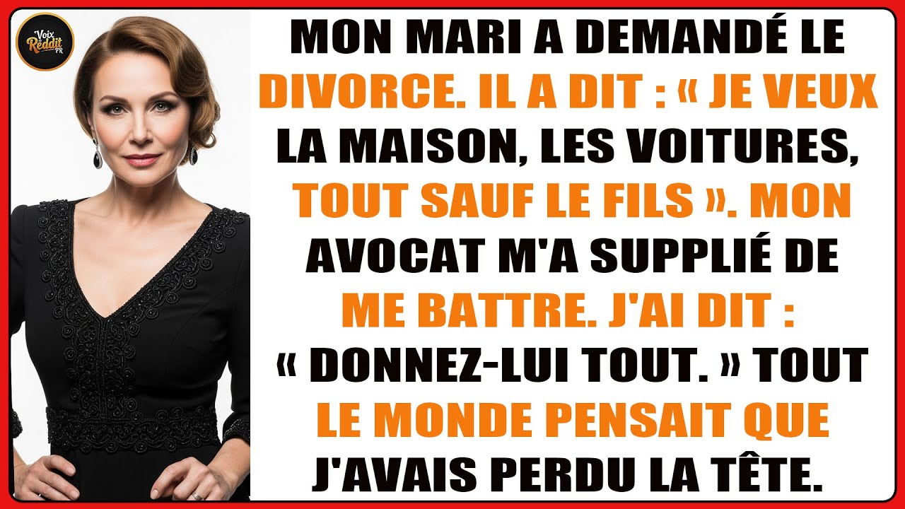 Mon Mari A Tout Pris Lors Du Divorce — Il N’avait Aucune Idée De Ce Qu’il Prenait Réellement Et…