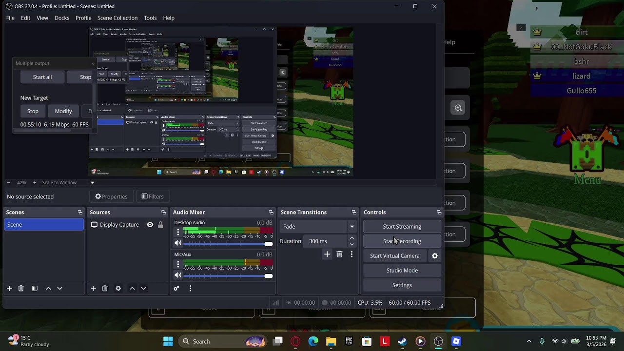 Destined-Damage Live Stream playing Roblox tower of hell with my friend