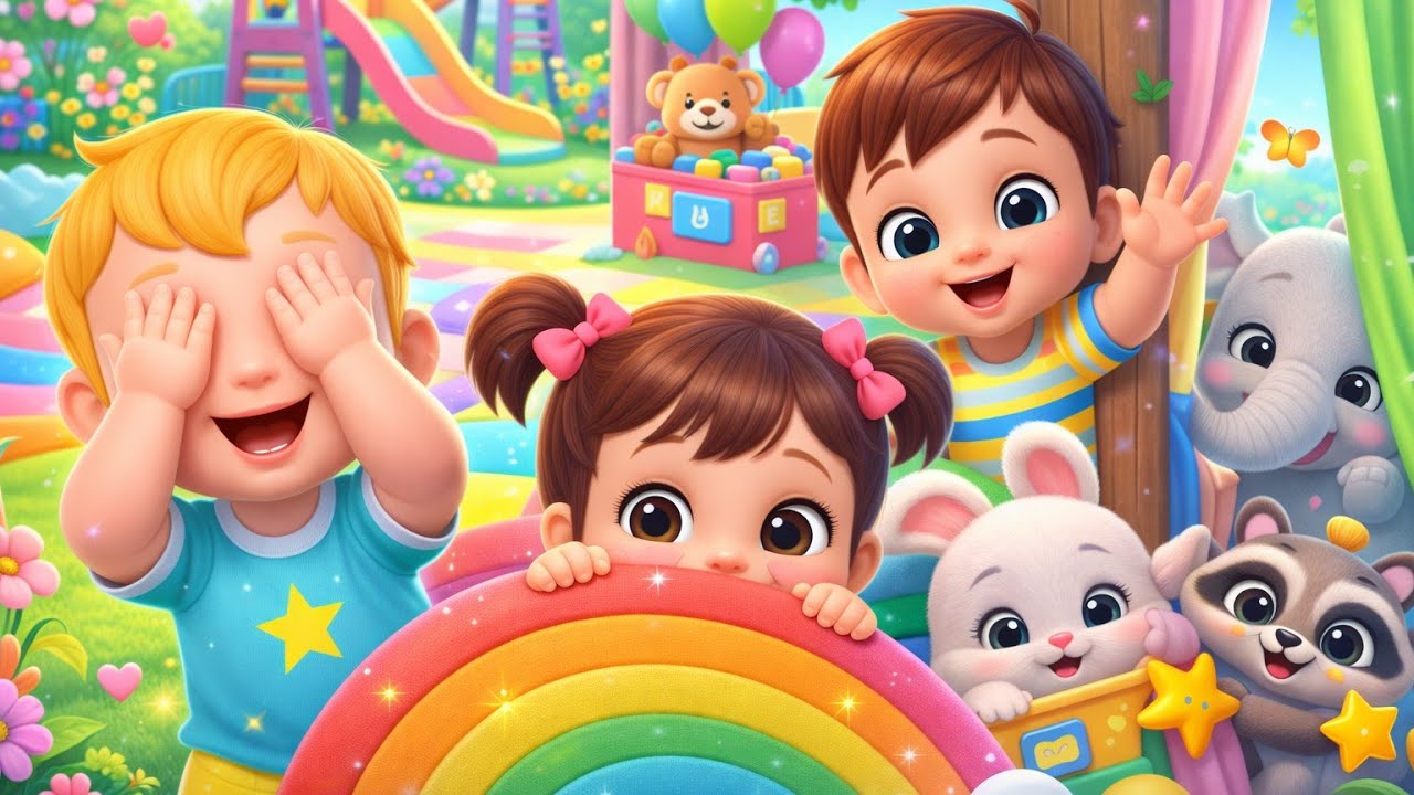 Peek-A-Boo! | Let's Play Hide & Seek | KidssVenture - Nursery Rhymes & Kids Songs