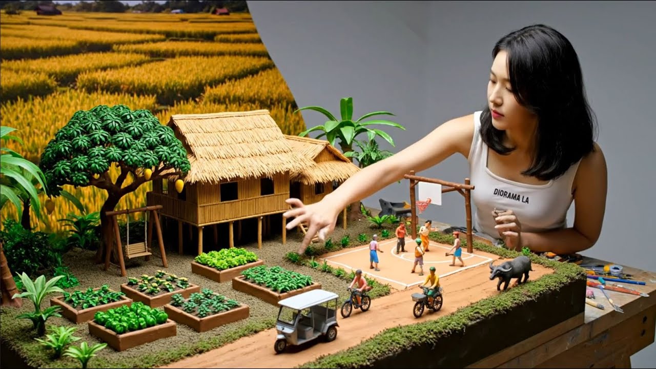 Village Comes to Life | Complete Miniature Diorama Build