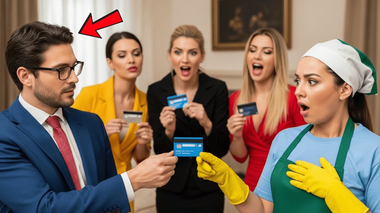 Millonario Dio 4 Tarjetas De Crédito Para Probar A 4 Mujeres… Pero La Gobernanta Lo Sorprendió