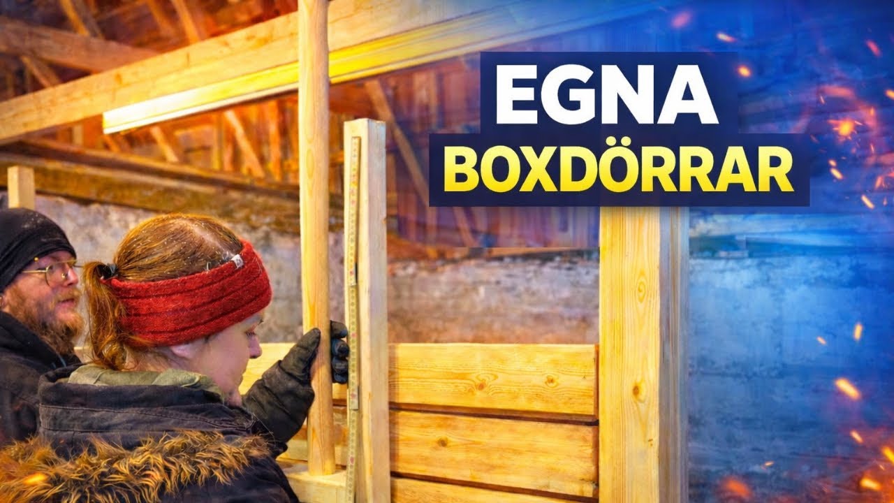Vi bygger boxd&ouml;rrar till stallet &ndash; helt fr&aring;n grunden (DIY)