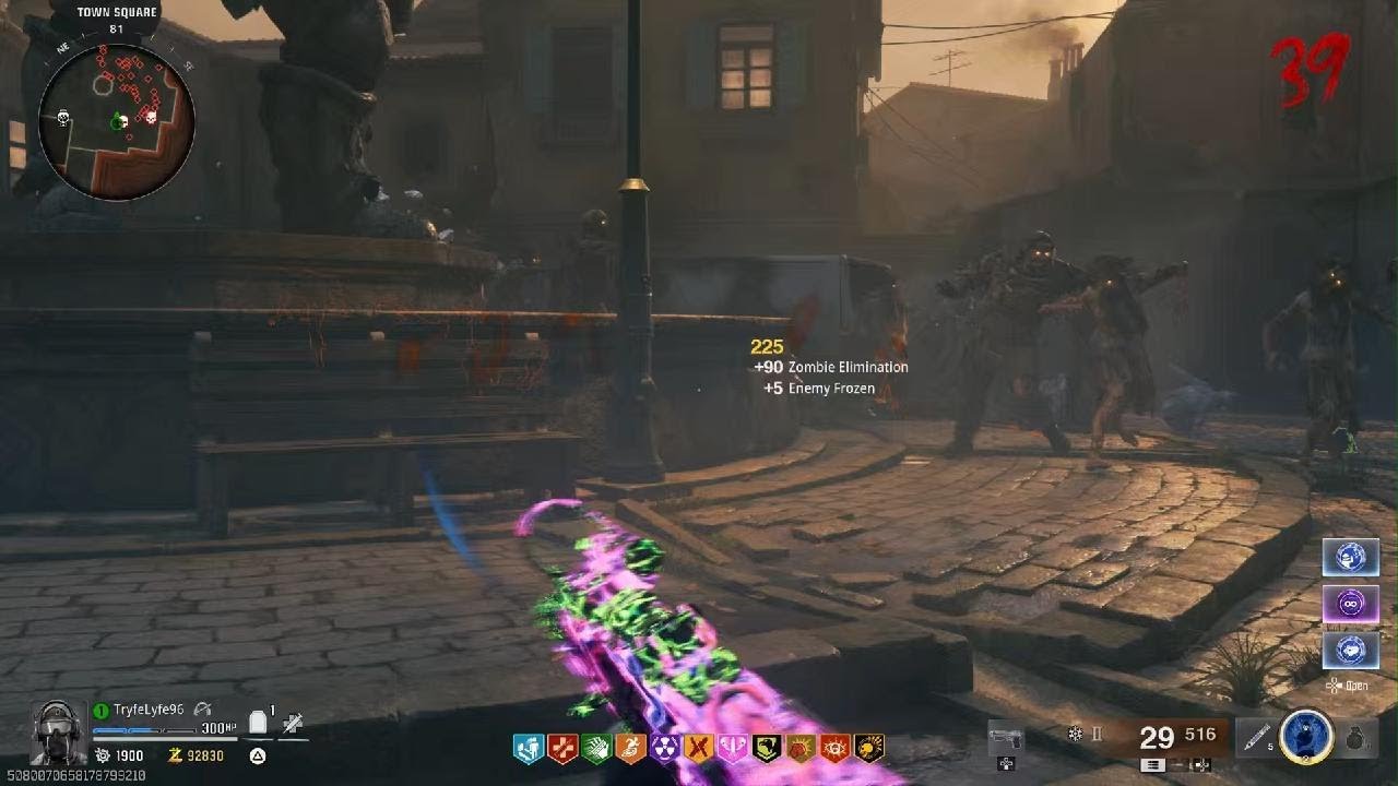 CODBO 6 zombies Citadel de mortes round 39