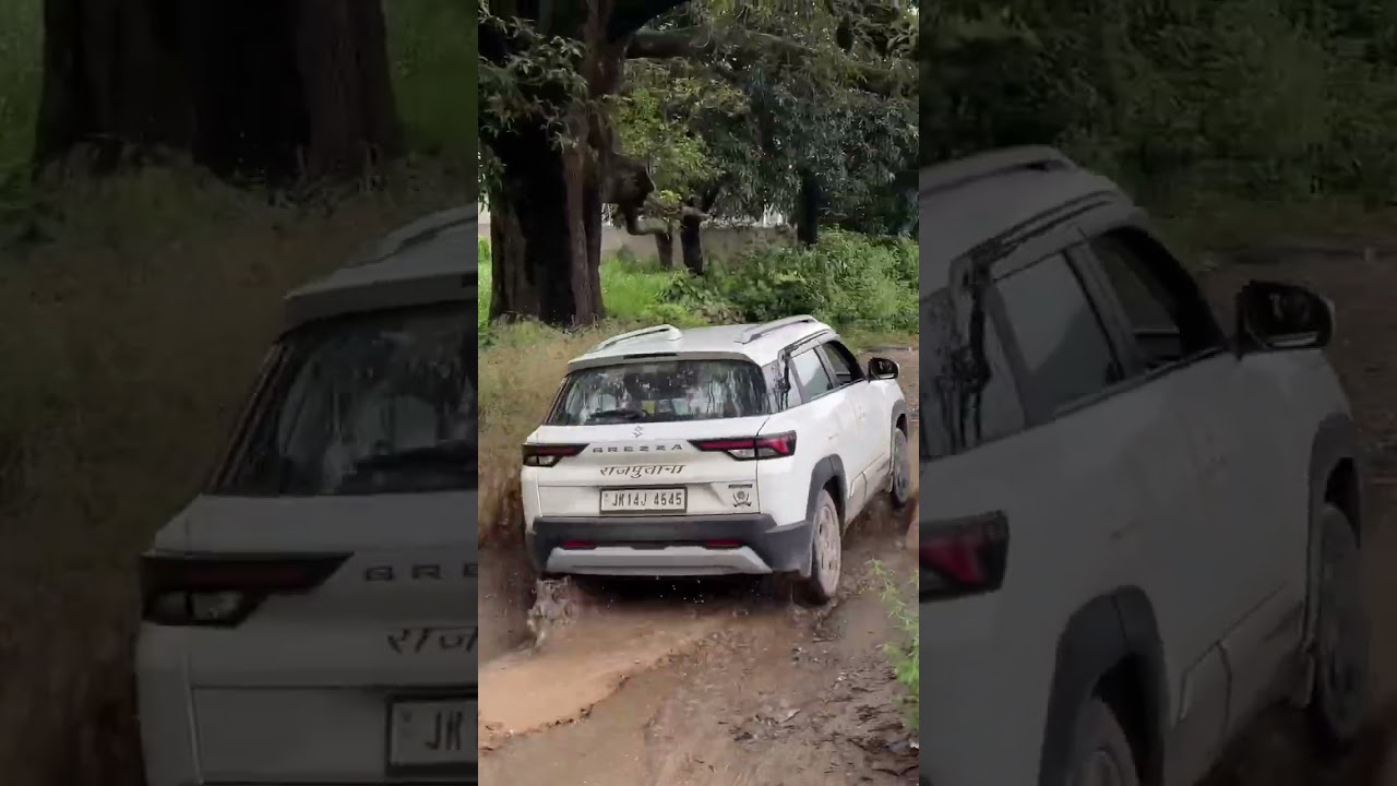 Brezza Offroading test 🦁🥰