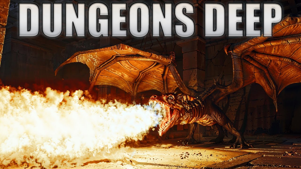 I Fought a DRAGON in this Pre-Alpha Dungeon Crawler - Dungeons Deep