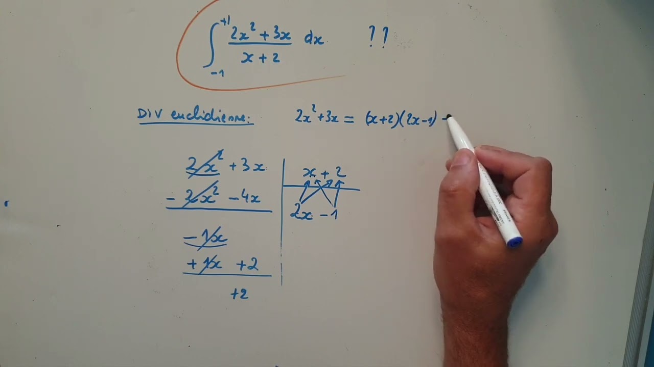 Division euclidienne et calcul intégral. MATHS TERMINALE