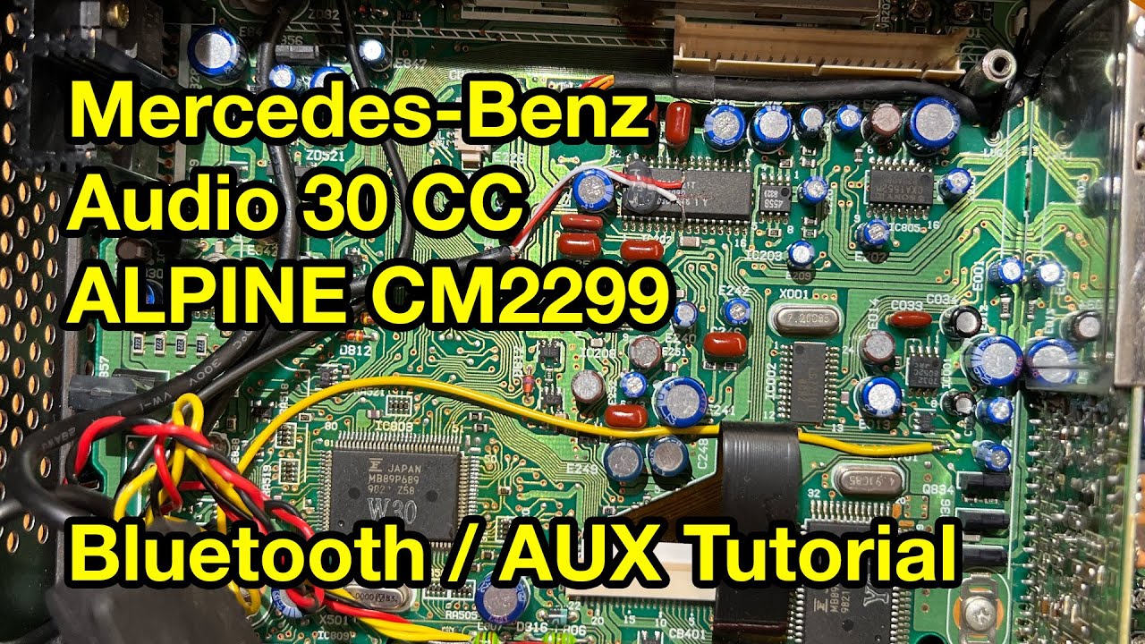 Как добавить Bluetooth к автомагнитоле (или) Mercedes-Benz Audio 30 CC CM2299 — руководство по Bl...