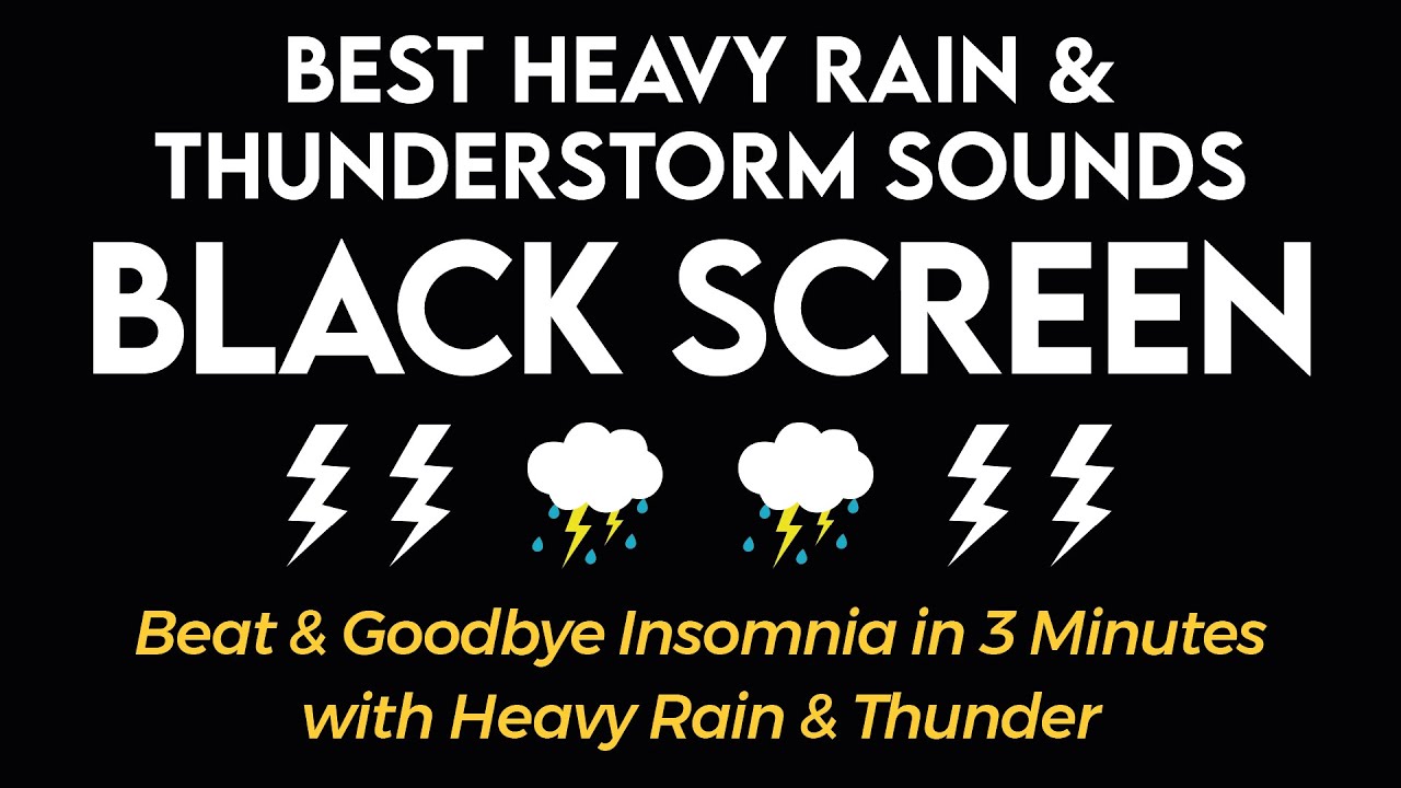 Засыпайте мгновенно под сильный дождь и гром — победите бессонницу и попрощайтесь с ней за 3 минуты