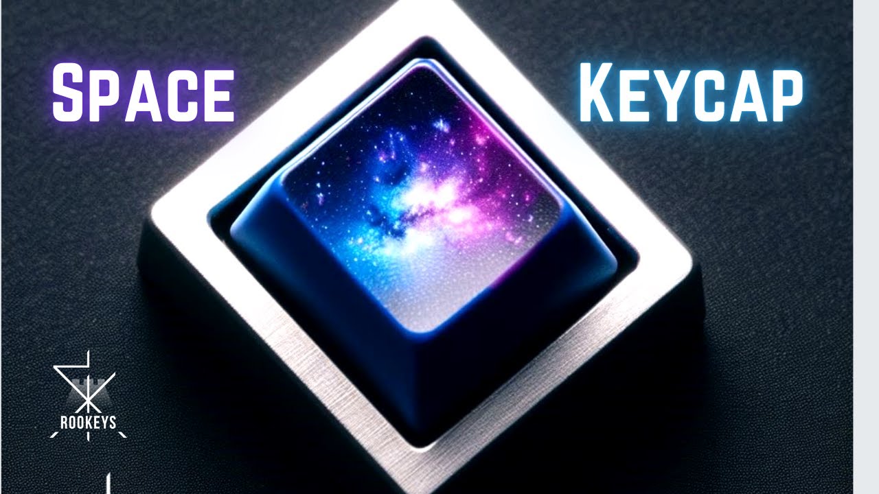 Resin Keycap Making 101 #1 Galaxy