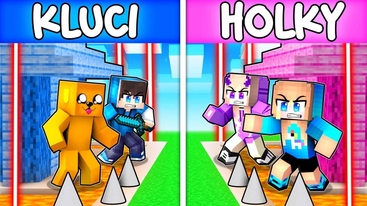 KLUCI vs HOLKY v Minecraftu!⚔️😤 @DaloCZ