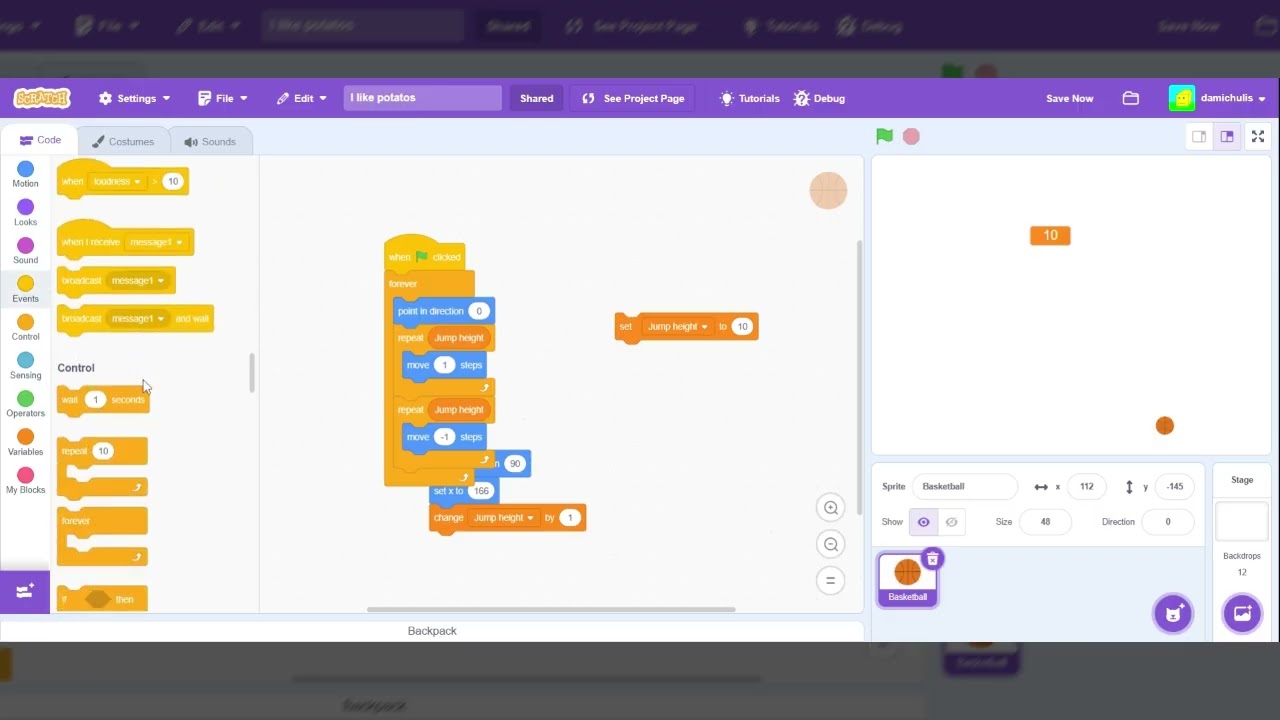 Scratch Academy – Variables Part 1