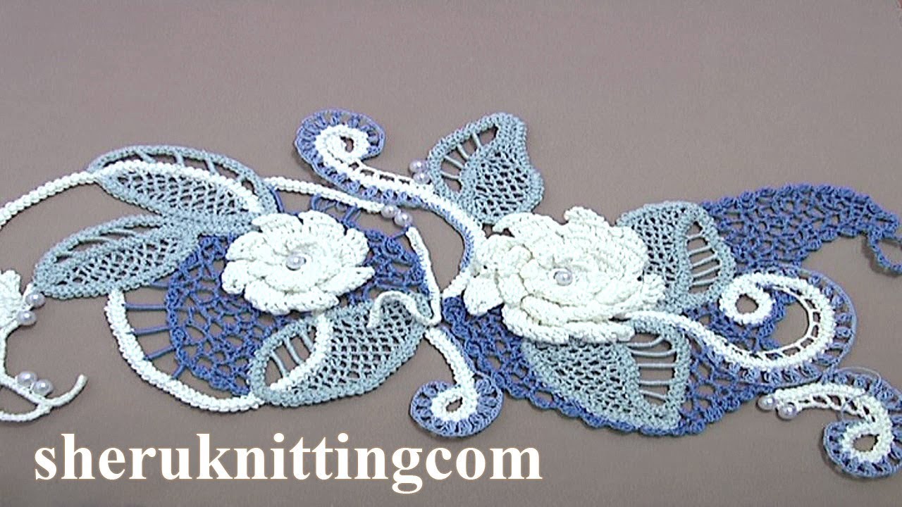 Crochet Irish Lace Project Part 1 of 2