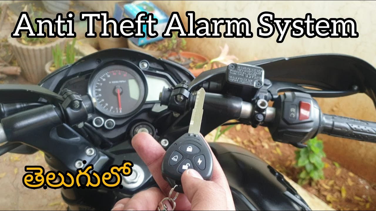 Anti-Theft Alarm System In NS200(Telugu),Remote Control//RENNI EVERYTHING