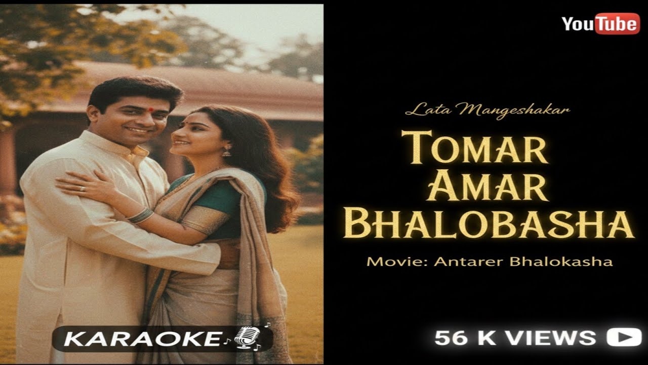 bangla karaokeTomar amar bhalobasa karaoke song