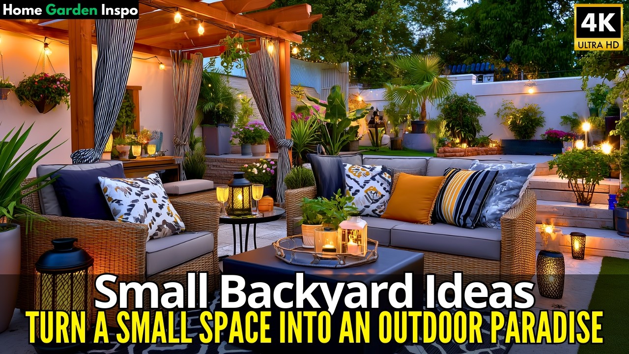 Small Backyard Ideas 2025: Turn a Small Space Into an Outdoor Paradise
