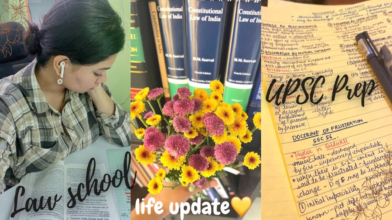 ⚖️Life at Law College👩‍💼+ UPSC 2024 Prep 📚 (Life Update) 🥰 #upsc #lawstudent