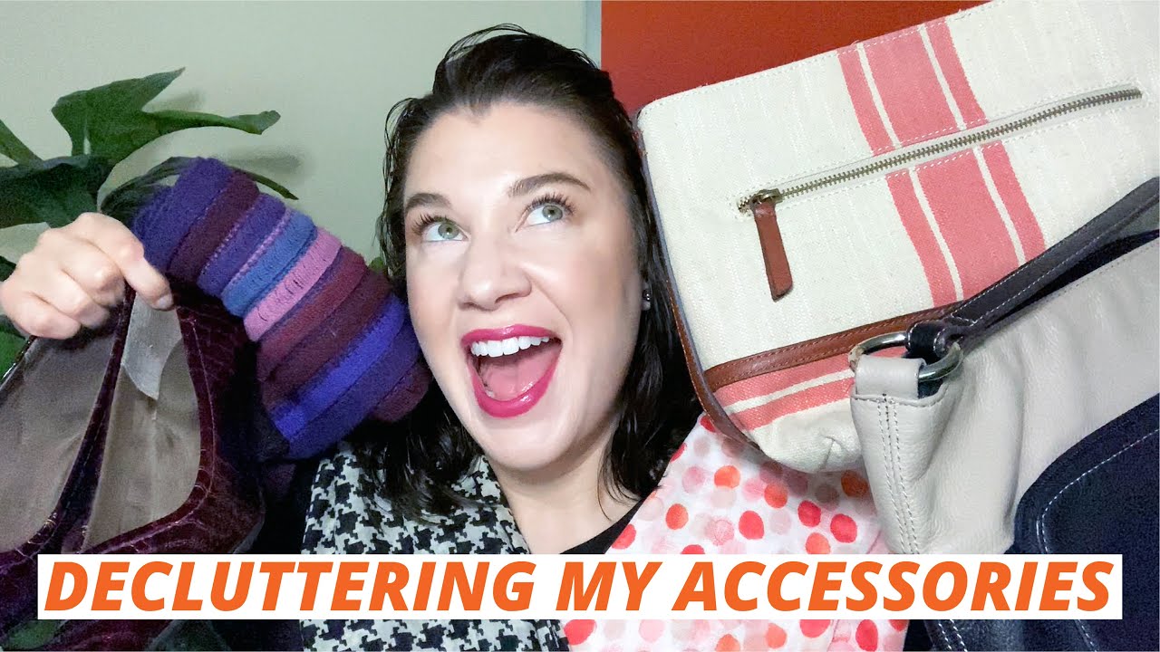 Decluttering ALL MY ACCESSORIES | shoes, bags, jewelry, and more!