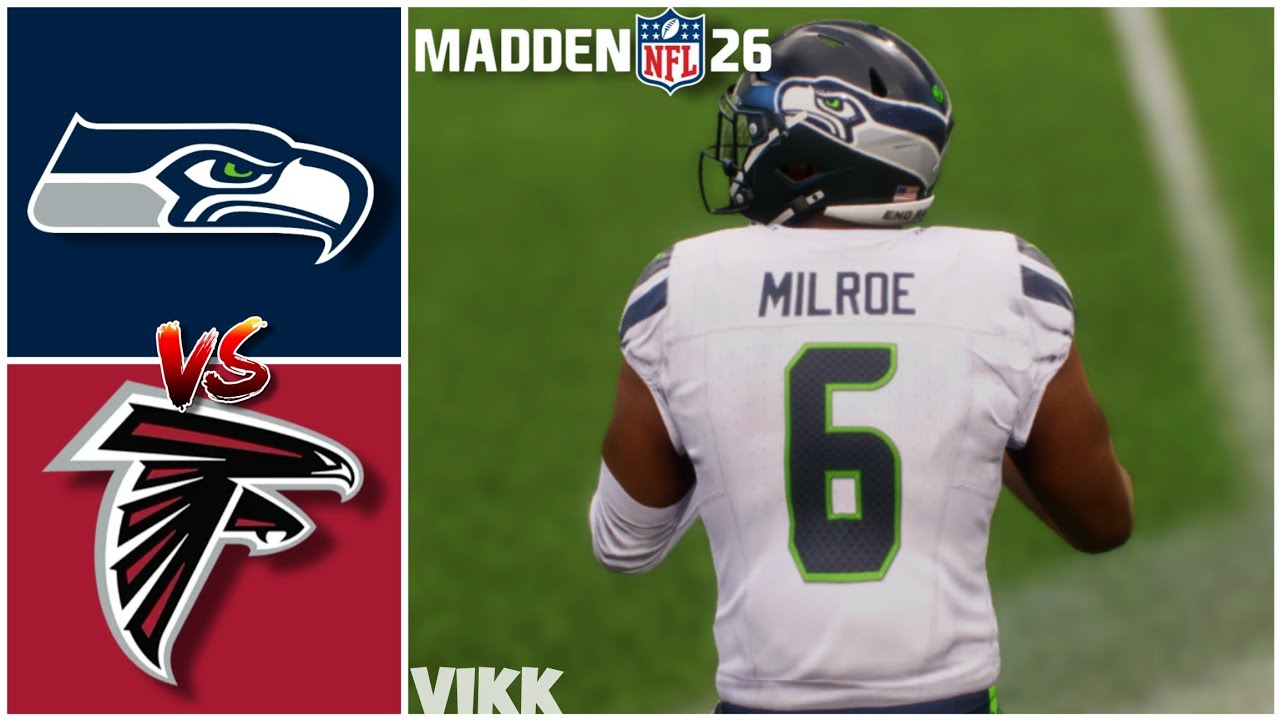 Seahawks vs Falcons Week 14 Simulation (Madden 26 Rosters)